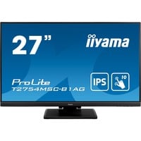 iiyama ProLite T2754MSC-B1AG 27" Moniteur tactile  Noir, 68,6 cm (27"), 1920 x 1080 pixels, Full HD, LED, 4 ms, Noir