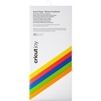 Cricut Joy Smart Paper Sticker Cardstock - Bright Bow, Papier autocollant Multicolore, 13.9 x 33 cm