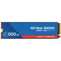 WD Blue SN5100 NVMe, 500 Go SSD Bleu, WDS500G5B0E, M.2 2280, PCIe Gen4