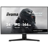 iiyama G-Master Black Hawk G2441HSU-B1 23.8" Moniteur gaming  Noir, 144 Hz, HDMI, DisplayPort, USB, audio, AMD Free-Sync