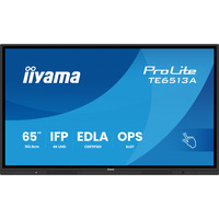 iiyama ProLite TE6513A-B1AG, Affichage public Noir, Touch, HDMI, DisplayPort, Audio, LAN, WiFi 6, USB-C, Android 14