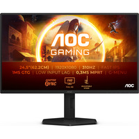 AOC 24.5" Moniteur gaming Noir/gris