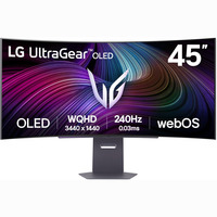 LG  44.5" Moniteur UltraWide gaming incurvé  Noir