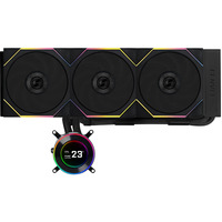 Lian Li Hydroshift II LCD-C 360TL sans fil, Watercooling Noir