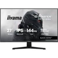 iiyama G-Master Black Hawk G2741QSU-B1 27" Moniteur gaming Noir, 1x DisplayPort, 1x HDMI, 2x USB-A, 144 Hz