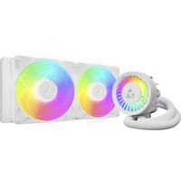 ARCTIC Liquid Freezer III Pro 280 A-RGB (White) Processeur Refroidisseur de liquide tout-en-un 12 cm Blanc 1 pièce(s), Watercooling Blanc, Refroidisseur de liquide tout-en-un, 12 cm, 186 m³/h, Blanc