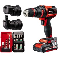 Einhell TE-CD 18/45 3X-Li +22, Perceuse/visseuse Rouge/Noir