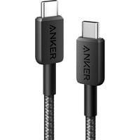 Anker 322 USB-C Braided, Câble Noir, USB-C, USB 2.0, 60 W, 0,9 m