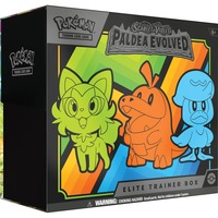Asmodee Pokémon TCG: Scarlet & Violet Paldea Evolved Elite Trainer Box, Cartes à collectioner Anglais, 2 joueurs et plus, 6 ans et plus