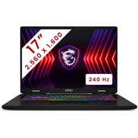 MSI Crosshair 17 HX AI (D2XWGKG-004BE) 17" PC portable gaming Gris | Core Ultra 9 275HX | RTX 5070 | 16 Go | SSD 1 To | 240 Hz
