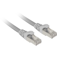 Sharkoon Câble réseau RJ-45 S/FTP Cat.7a Gris, 3 mètres, câble brut