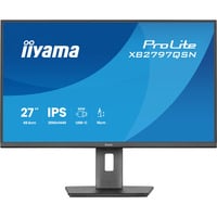 iiyama ProLite XB2797QSN-B1 27" Moniteur  Noir, 75 Hz, HDMI, DisplayPort, USB-C, LAN, Audio