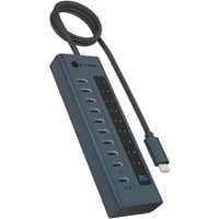 ICY BOX IB-HUB1450-C31, Hub USB Anthracite