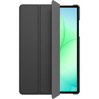 Just in Case Samsung Galaxy Tab A11 Plus / A9 Plus - Étui TriFold Smart Book Case, Housse pour tablette Noir, Cuir PU, dos polycarbonate