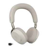 Jabra Evolve3 75 casque on-ear Gris, Microsoft Teams (MS), Link390 USB-C