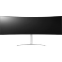 LG UltraWide 49WQ95C-W 49" Moniteur incurvé  Blanc,  2x HDMI, 1x DisplayPort, 1x USB-A 2.0, 2x USB-A 3.2 (5 Gbit/s), USB-C