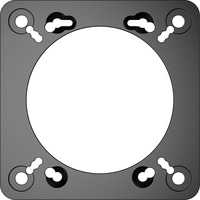 MOZA Multi-functionele Stalks Mount Adapter, Adaptateur Noir