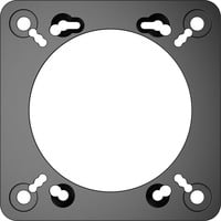 MOZA Multifonctionnel Stalks Mount Adapteur, Montage Noir