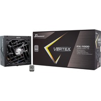 Seasonic Vertex PX-1000 alimentation modulaire 1000 watt Noir, 1x 12V-2x6, 3x PCIe