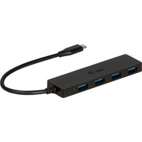 i-tec USB-C Slim Passive HUB 4 Port, Hub USB Noir