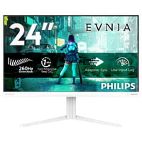 Philips EVNIA 24M2N3201PL 23.8" Moniteur  Blanc, 1x HDMI 2.1, 1x DisplayPort 1.4, 260 Hz (Overclock)