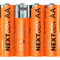 Xtorm Chargeur USB-C AA, Batterie 4 pièces