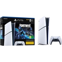 Sony PlayStation 5 Slim Digital Edition - Fortnite Cobalt Star Bundle, Console de jeu Blanc/Noir