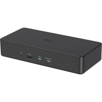 i-tec Double écran 4K professionnel, Station d'accueil Noir