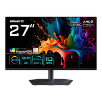 GIGABYTE MO27Q3 27" Moniteur gaming  Noir, 360 Hz, HDMI, DisplayPort, USB, AMD Free-Sync