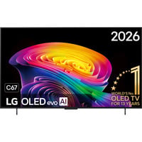 LG OLED evo AI C6 42" Ultra HD TV OLED Noir, 4x HDMI, 2x USB, Optique, Bluetooth, LAN, WLAN, CI