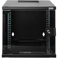 Digitus Boîtier mural 254 mm (10") - 312 x 300 mm, Armoire informatique Noir