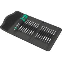Wera Kraftform Kompakt 60 KK, 17 pièces, Clés mixtes à cliquet Noir/Vert, Embouts avec tête sphérique