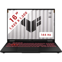 ASUS TUF Gaming A16 (FA608UP-TU148W) 16" PC portable gaming Copilot+  Gris | Ryzen 7 260 | RTX 5070 | 16 Go | SSD 1 To | 144 Hz