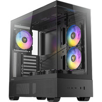 Antec  boîtier midi tower Noir | 2x USB-A | 1x USB-C | RGB | Window