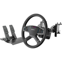 MOZA R5 Pro Truck Bundle, Volant Noir, Base, volant et pédales