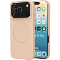 Mobiparts iPhone 17 Pro - Slim Line MagSafe Case, Housse smartphone Beige