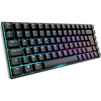 Sharkoon SKILLER SGK50 S3, clavier gaming Noir, Layout BE, Gateron Yellow, RGB LED, Hot-swappable, 75%