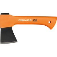 Fiskars Hache de camping X5 - XXS - 23 cm, Hache/Hachette Orange/Noir, 1015617