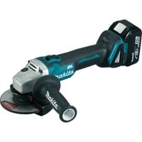 Makita Rectifieuse 18 V / 5,0 Ah, Meuleuse d'angle Bleu/Noir