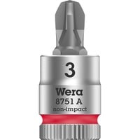 Wera 8751 A Phillips, PH3x28, Clés mixtes à cliquet Chrome