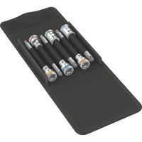 Wera 8767 B TORX® HF 1 Zyklop Jeu de douilles pour embouts TORX, Clés mixtes à cliquet 6 pièces, avec fonction de maintien, 3/8" drive