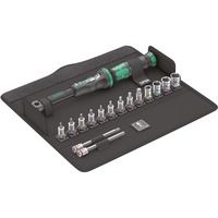 Wera Jeu de bicyclettes Couple 1, Clé dynamométrique Noir/Vert, Click-Torque A 5 avec cliquet réversible
