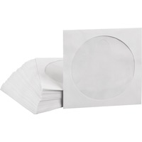 MediaRange Pochettes en papier pour CD/DVD, Étui de protection 100 pièces, En vrac