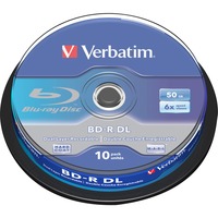 Verbatim BD-R 50 GO, Disques Blu-ray 6x, 10 pièces, Vente au détail