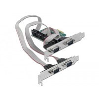 DeLOCK Carte PCI Express vers 4 x série RS-232, Carte d'interface