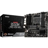 MSI B550M PRO-VDH WIFI carte mère socket AM4 Noir, RAID, Gb-LAN, Sound, ATX