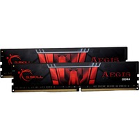 G.Skill 16 Go DDR4-3000 Kit, Mémoire vive Noir, F4-3000C16D-16GISB, Aegis