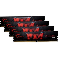 G.Skill Aegis 64 Go DDR4-3200 (4x 16 Go) mémoire vive F4-3200C16Q-64GIS, XMP 2.0