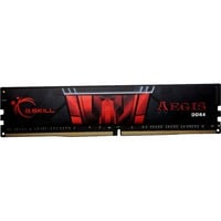 G.Skill D4 8Go 2133-15 AEGIS, Mémoire vive 8 Go, 1 x 8 Go, DDR4, 2133 MHz, 288-pin DIMM, Noir, Rouge