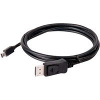 Club 3D Mini DisplayPort > Displayport 1.4 HBR3, Câble Noir, 2 mètres